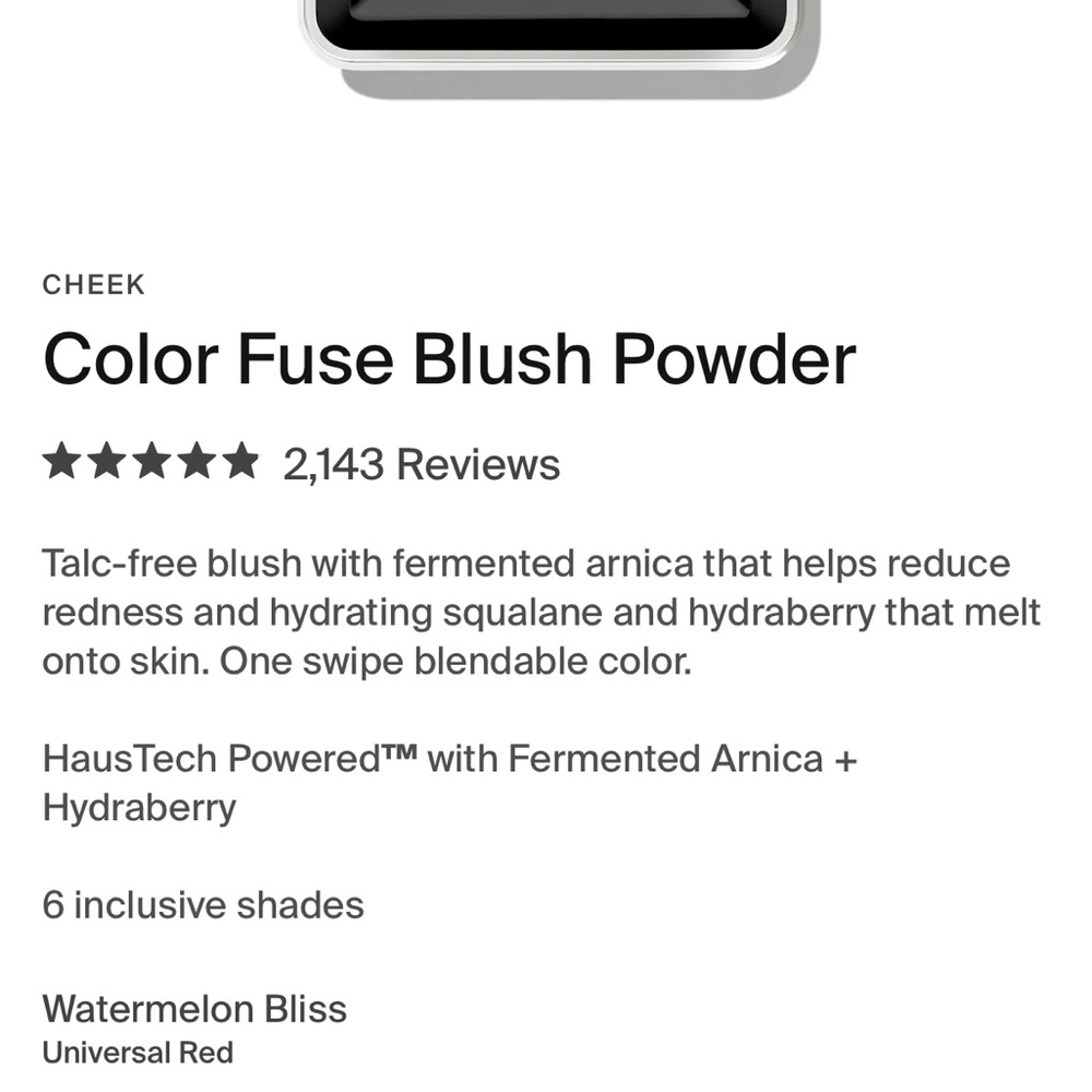 Haus Labs Color Fuse Blush Powder - Picture 6 of 6